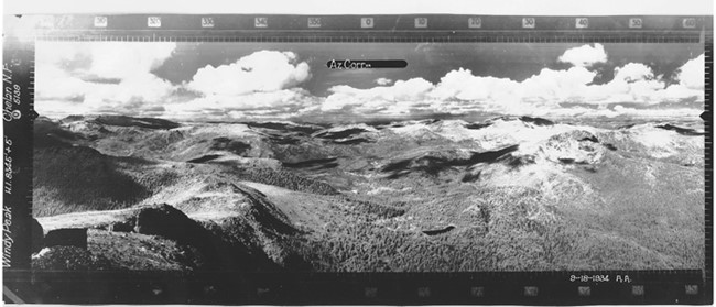 Windy Peak Lookout panoramic 9-18-1934 (N)