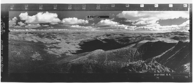 Windy Peak Lookout panoramic 9-18-1934 (SE)