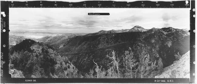 Black Ridge Lookout panoramic 9-20-1934 (SE) Station 2