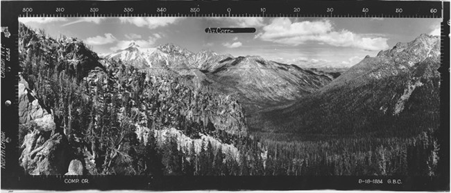 North Creek Butte Lookout panoramic 9-18-1934 (N)