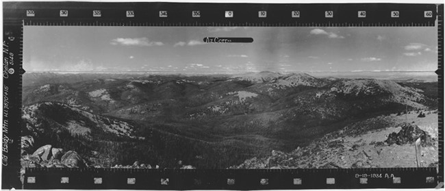 Old Baldy Lookout panoramic 9-19-1934 (N)