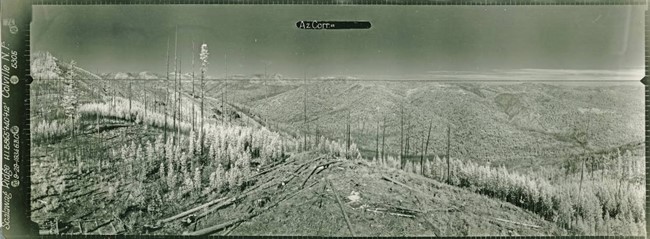 Skalawag Ridge Lookout panoramic 9-29-1934 (SE)