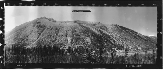 Fish Lake Lookout panoramic 8-16-1934 (SW)