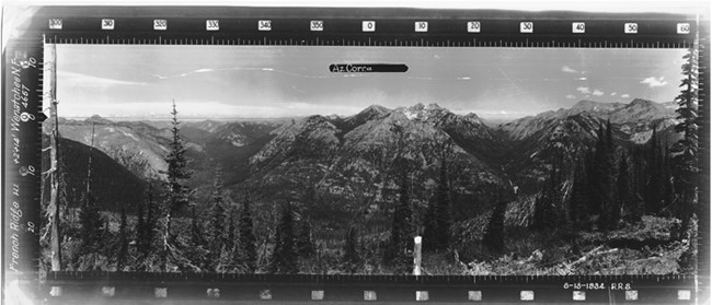 French Ridge Lookout panoramic 8-13-1934 (N)