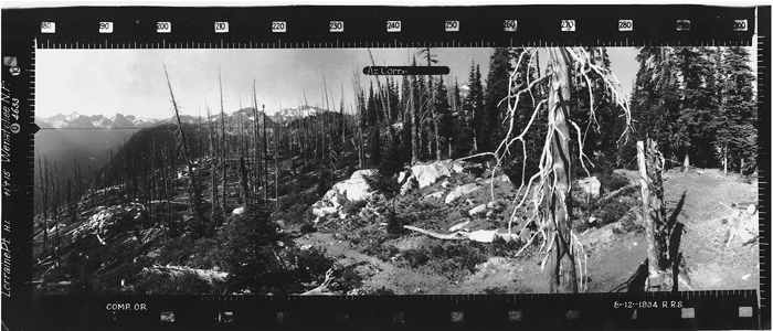 Lorraine Lookout panoramic 8-12-1934 (SW)