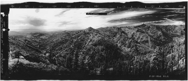 Stafford Lookout panoramic 8-28-1934 (SW)