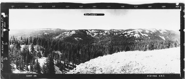Frost Mountain Lookout panoramic 8-21-1934 (SW)