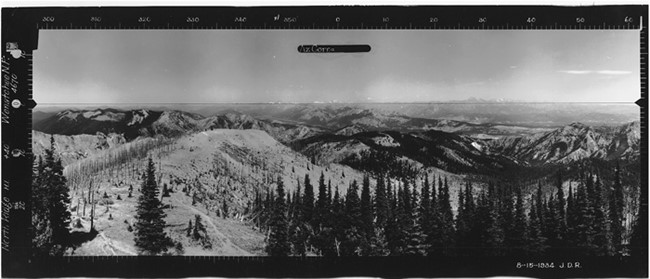 North Ridge Lookout panoramic 8-15-1934 (N)