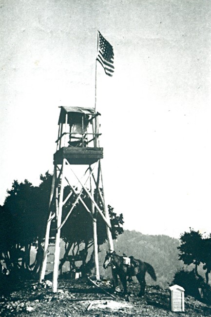 Zaca Peak Lookout - Circa 1914-17