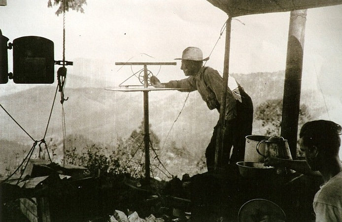 Tent Structure When Used As A Secondary Lookout Site - 1933