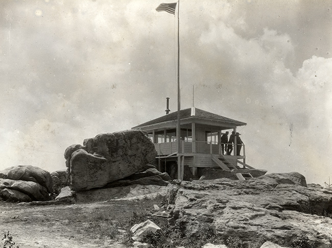 Canaan Mountain Fire Tower circa 1927