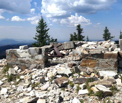 Ruins Of Bridger Peak Lookout