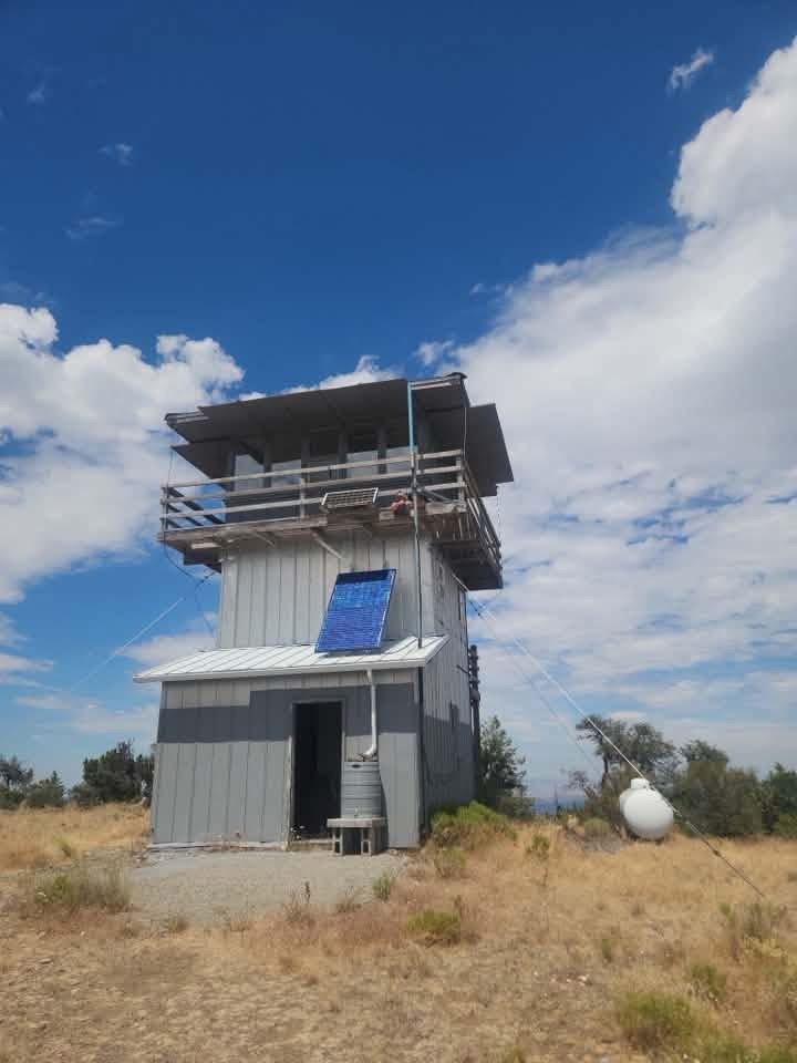 Lookout prior to the Box Springs Fire